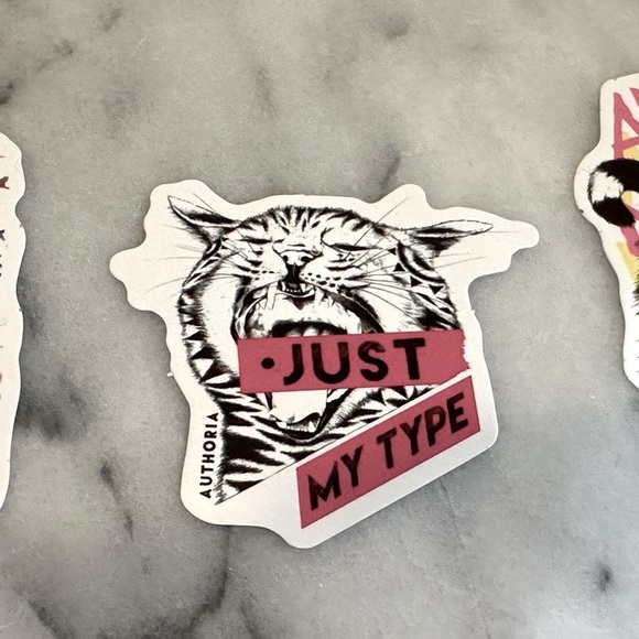 Water Bottle Stickers Kitty Cat PET Animal‎ Tumbler, Laptop, Phone Stickers Set - Picture 6 of 8